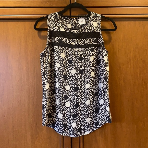 CAbi blue and white polkadot tank Jot Top - Picture 5 of 11